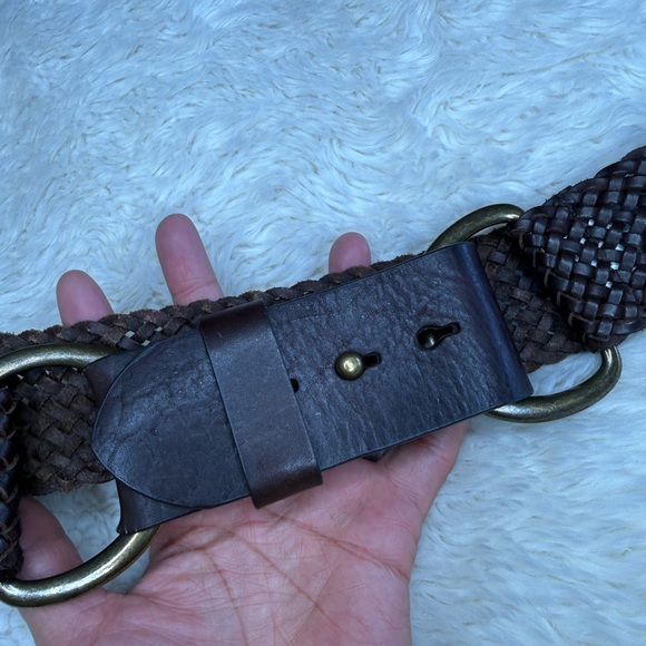 J. Crew Brown Woven Leather Belt - Picture 4 of 13